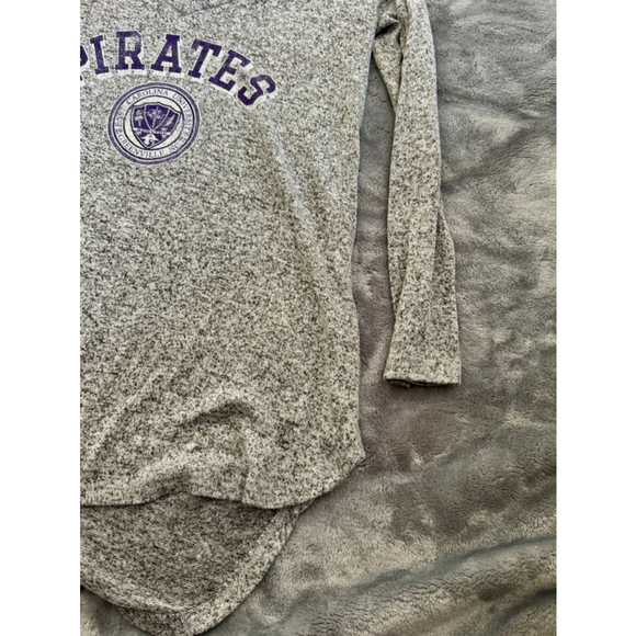 Retro Brand Tops - Retro Brand Small Buttery Soft ECU Pirates Long Sleeve East Carolina University